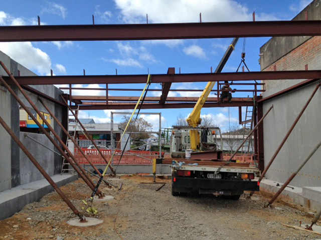 Waihi Library - Early Stages