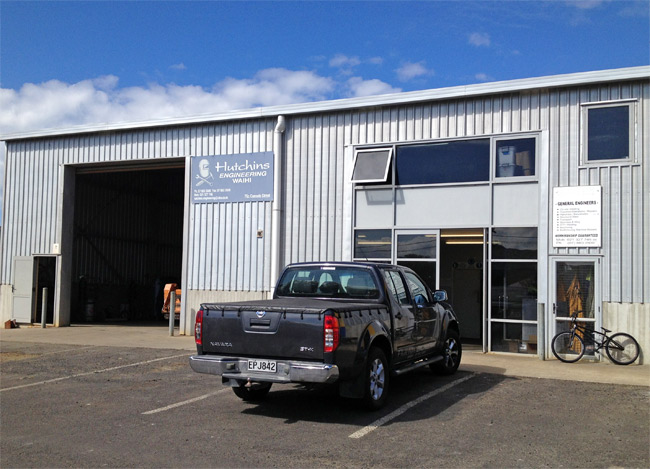 Hutchins Engineering workshop entrance